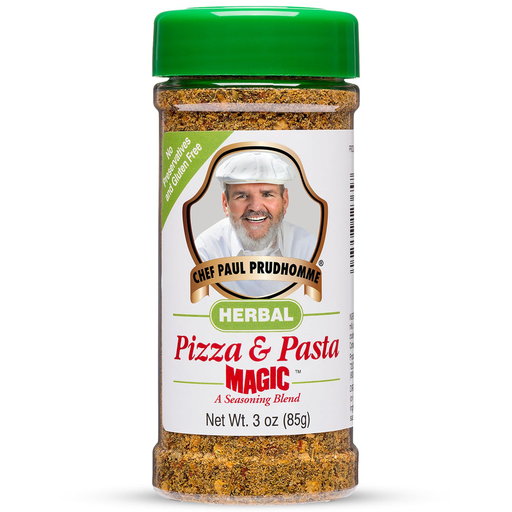 Chef Paul Prudhomme Herbal Pizza and Pasta Magic jar enhances Italian flavor for home cooks