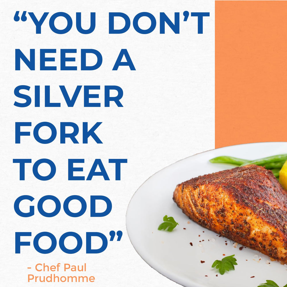 Chef Paul Prudhommes Pan-Seared Crust Seasoning helps create quick weeknight flavor crust.