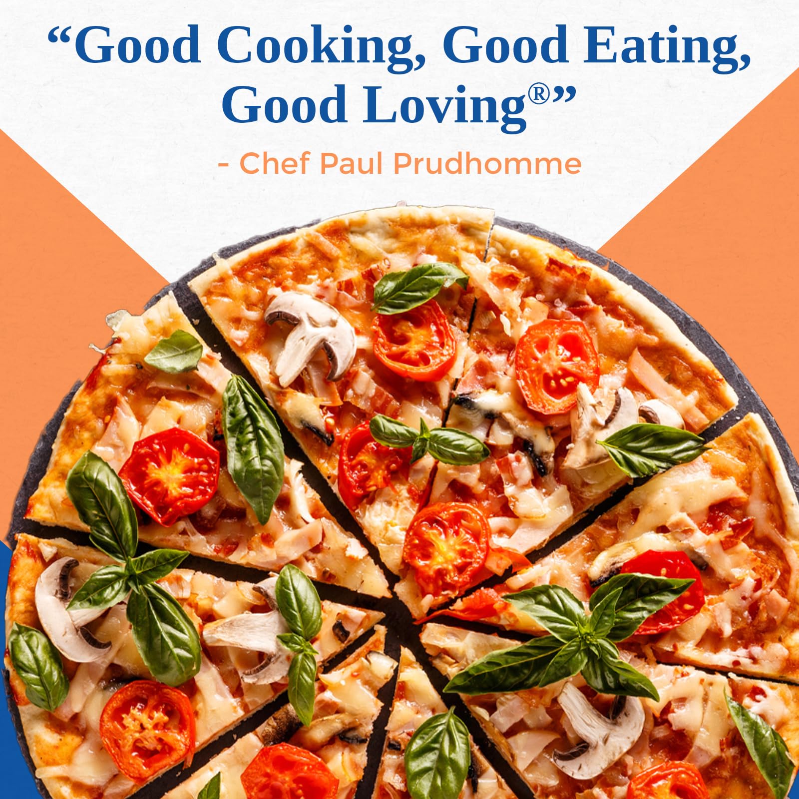 Salad served with Chef Paul Prudhomme's Pizza & Pasta Magic seasoning