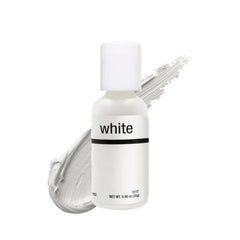 Chefmaster Bright White Liqua-Gel bottle for vivid icing color