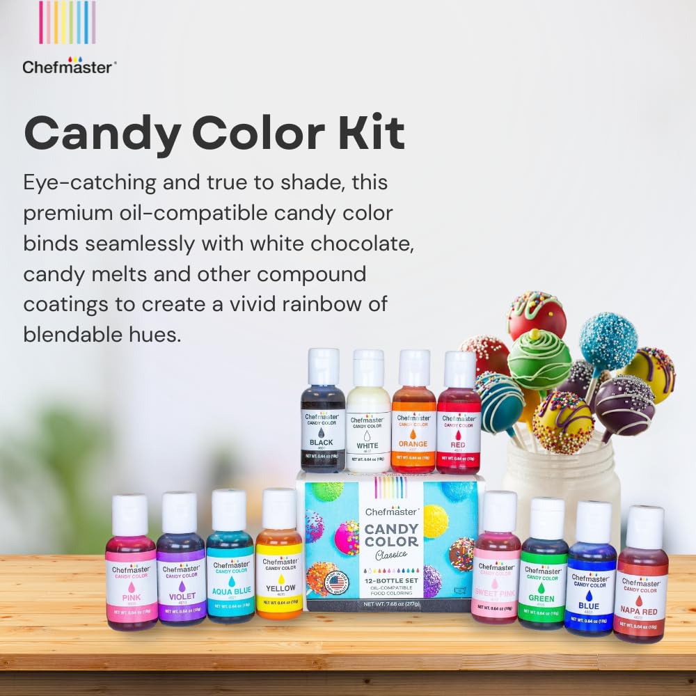 Bright color drops with flip-top cap give precise control for easy measuring.