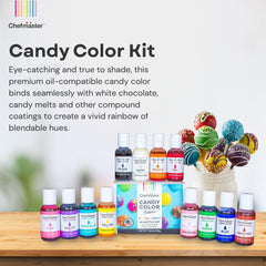 Bright color drops with flip-top cap give precise control for easy measuring.