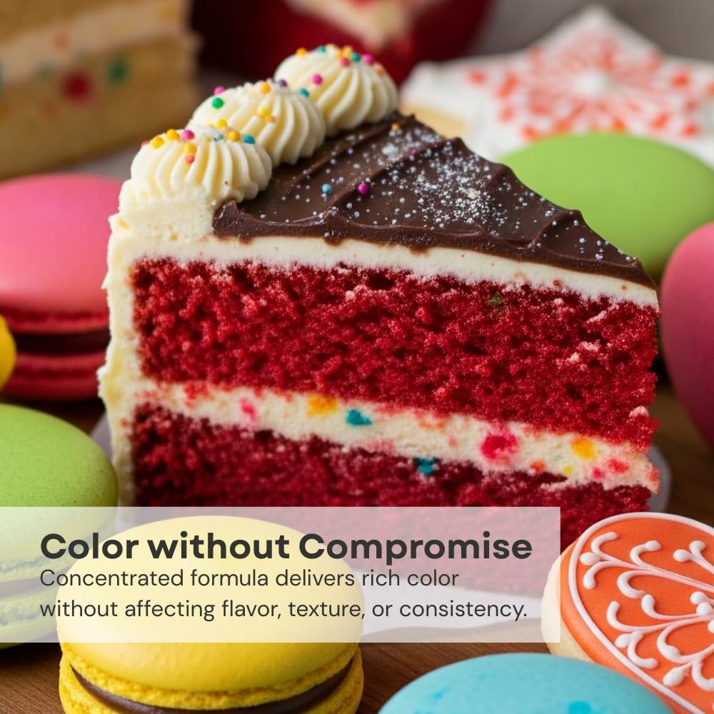 Cupcakes decorated with Leaf Green Liqua-Gel for bold, professional frosting