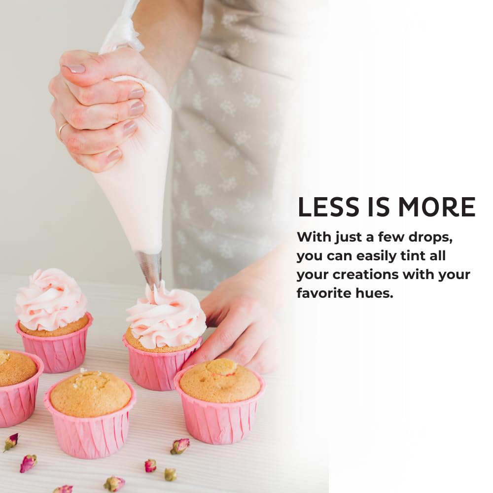 Chefmaster Liqua-Gel orange for vivid piping and borders