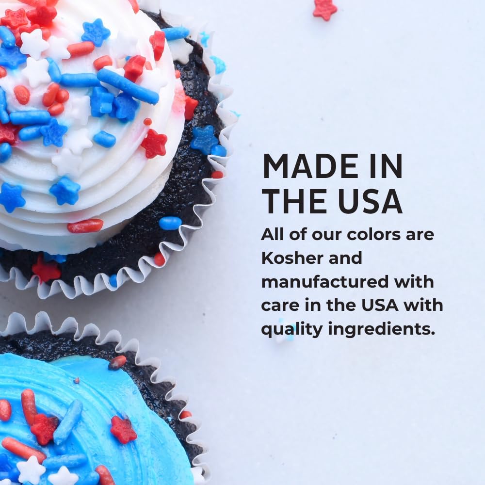 Chefmaster Liqua-Gel proudly manufactured in the USA with bakery heritage.