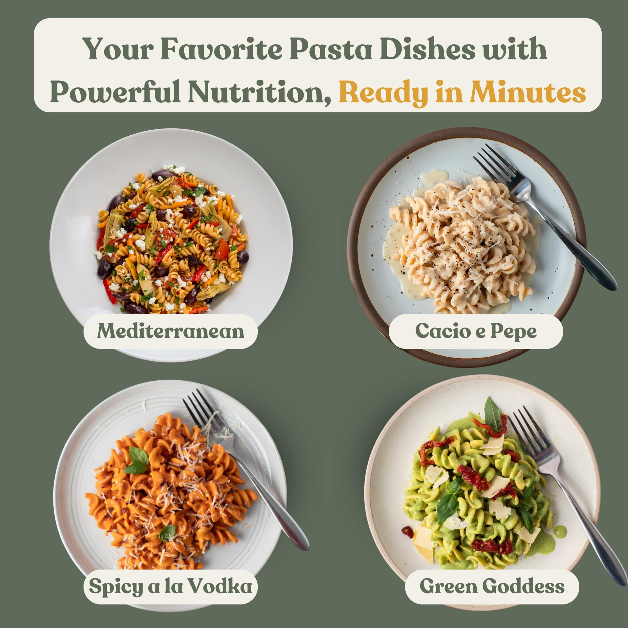 Gluten-free Chef's Kiss Protein Rotini suitable for gluten-free meals