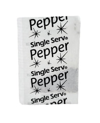 Chef's Quality pepper packets ideal for camping, picnics, and travel-ready seasoning.