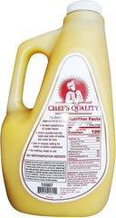 ChefsQ liquid butter 1-gallon with garlic-lemon baste for fish enhances flavor.