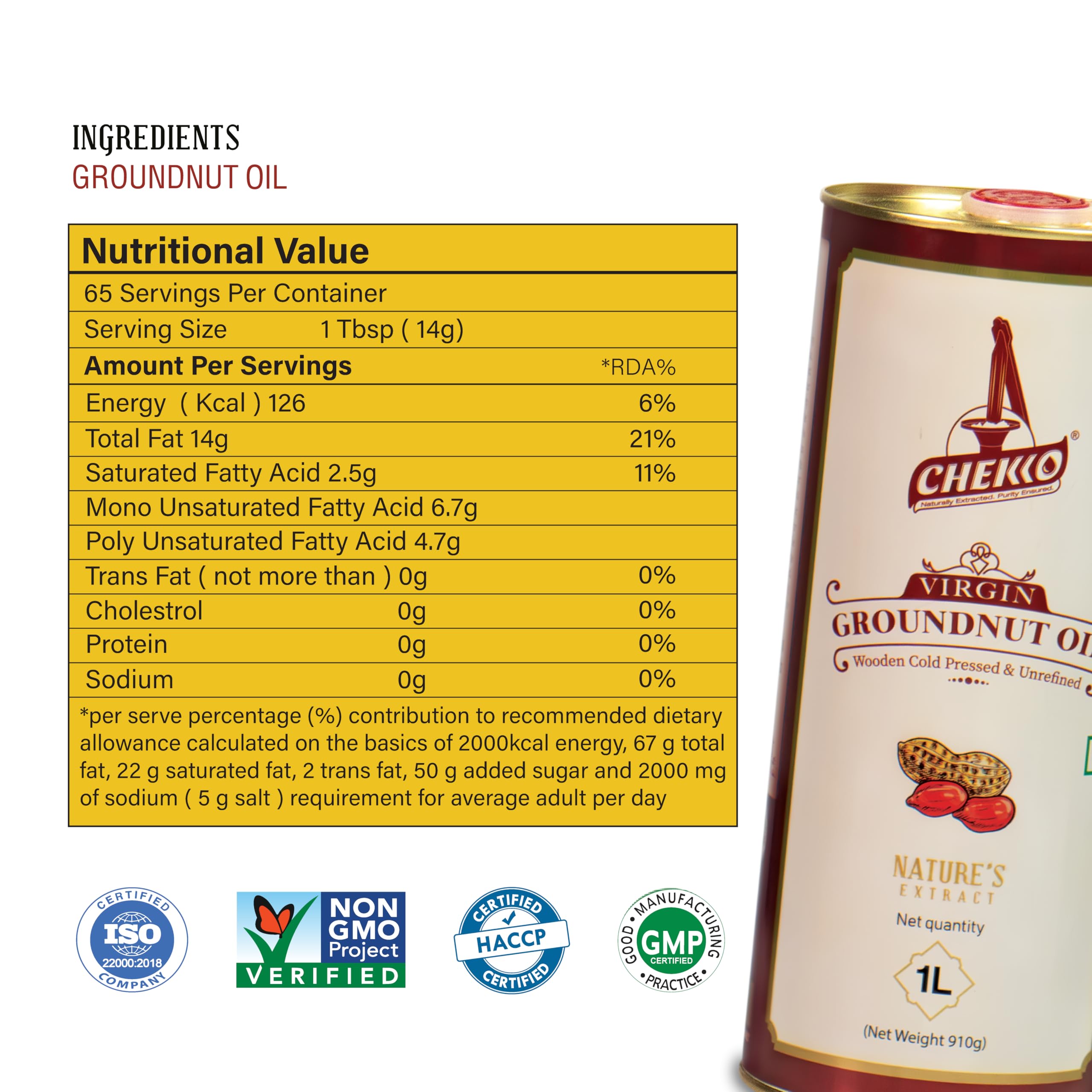 Chekko peanut oil stir-fry scene highlights balanced, nutty flavor.
