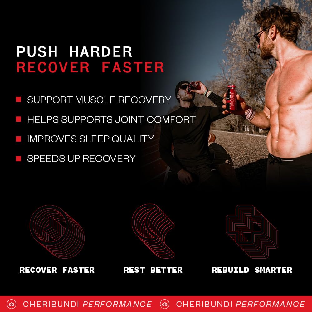 Athlete holding Cheribundi Original for nighttime sleep support