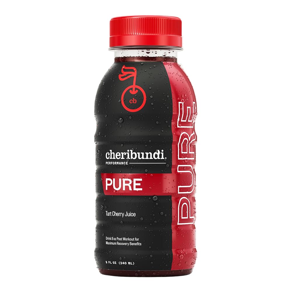 Cheribundi tart cherry juice 8oz bottle for post-workout hydration and recovery
