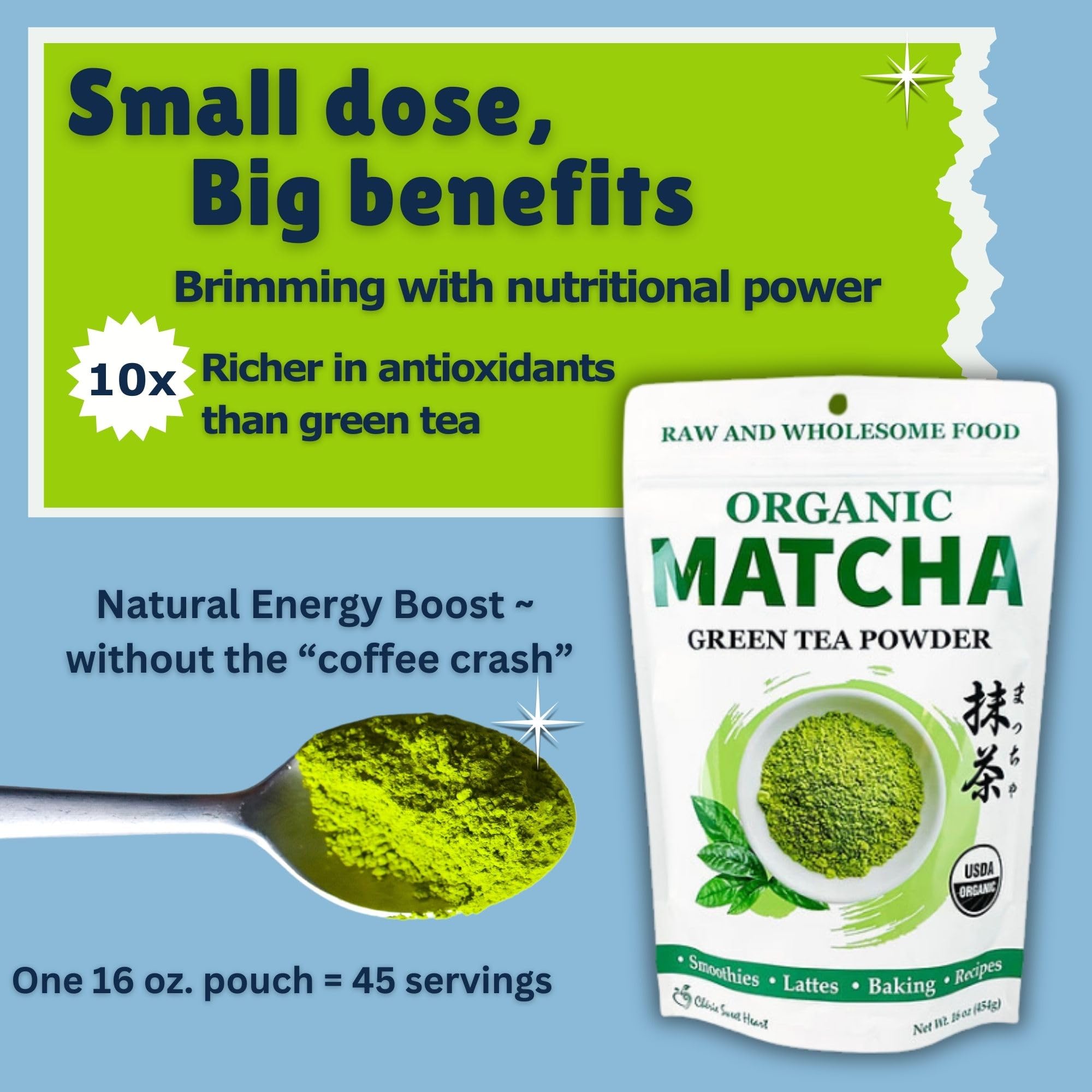 Premium quality Chérie Sweet Heart matcha delivers authentic Japanese flavor.
