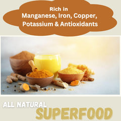 Chérie Sweet Heart turmeric cinnamon blend bowl shows vibrant color and flavor