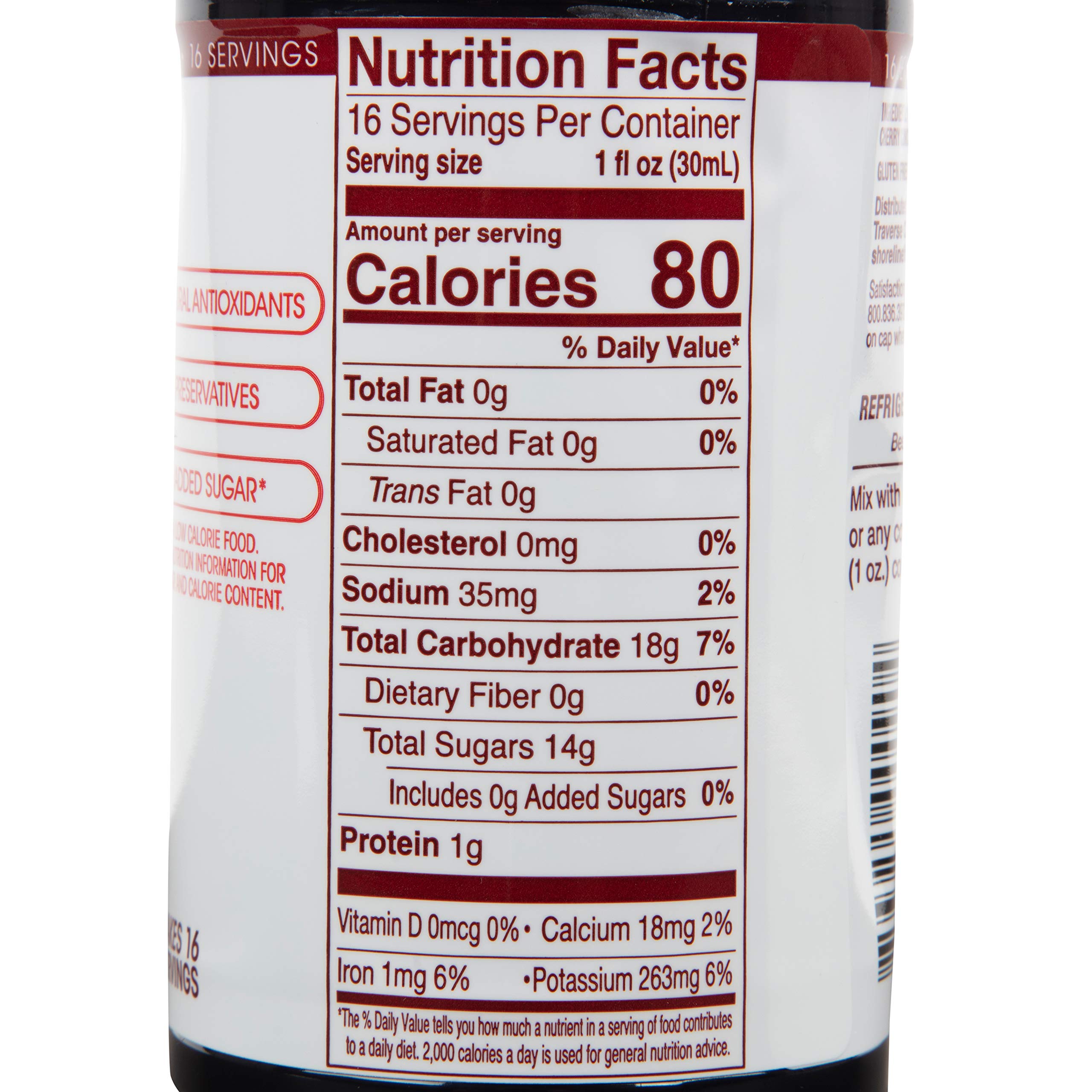Cherry Bay Orchards natural ingredients on clean label, gluten-free and GMO-free