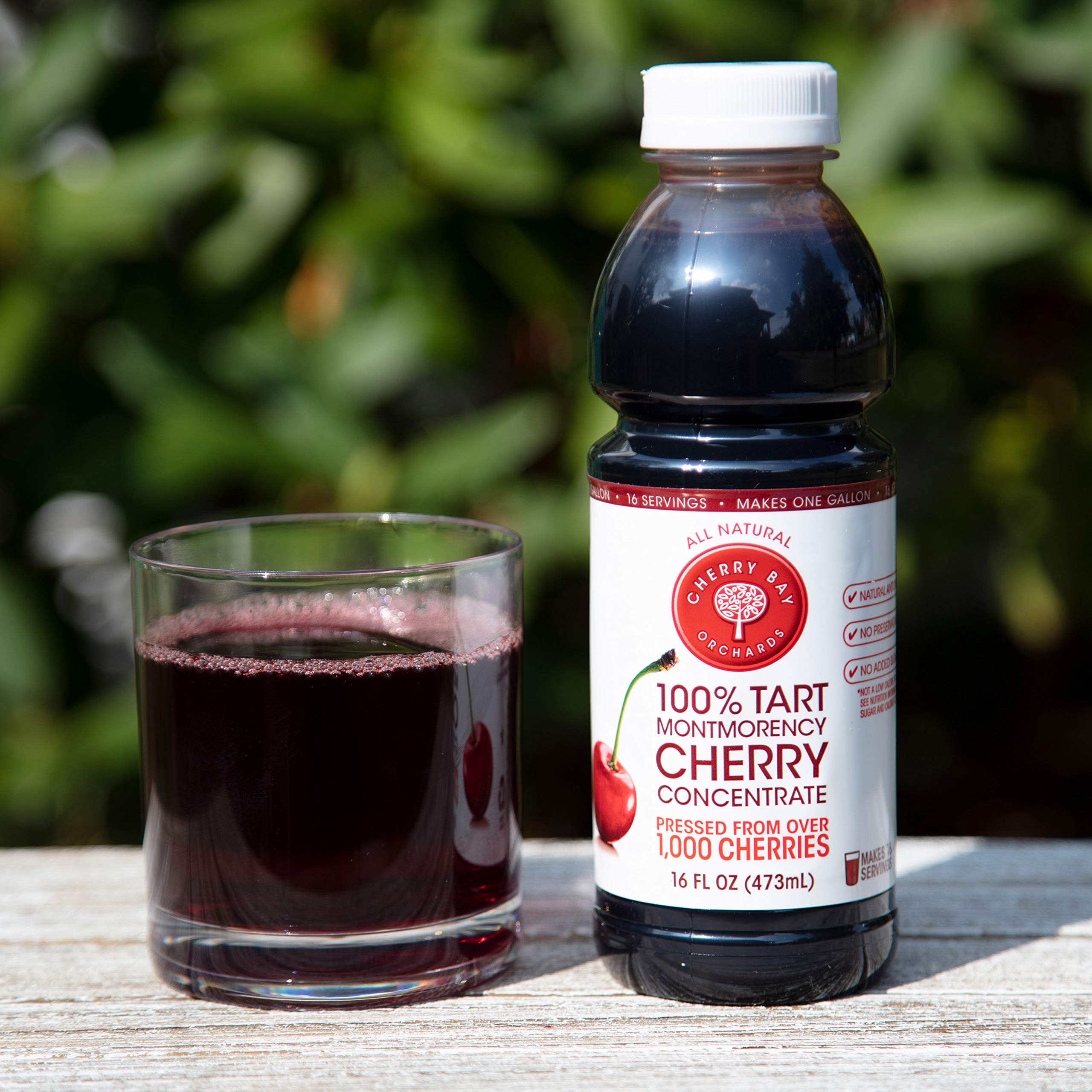 On-the-go ready-to-use Cherry Bay Orchards tart cherry concentrate