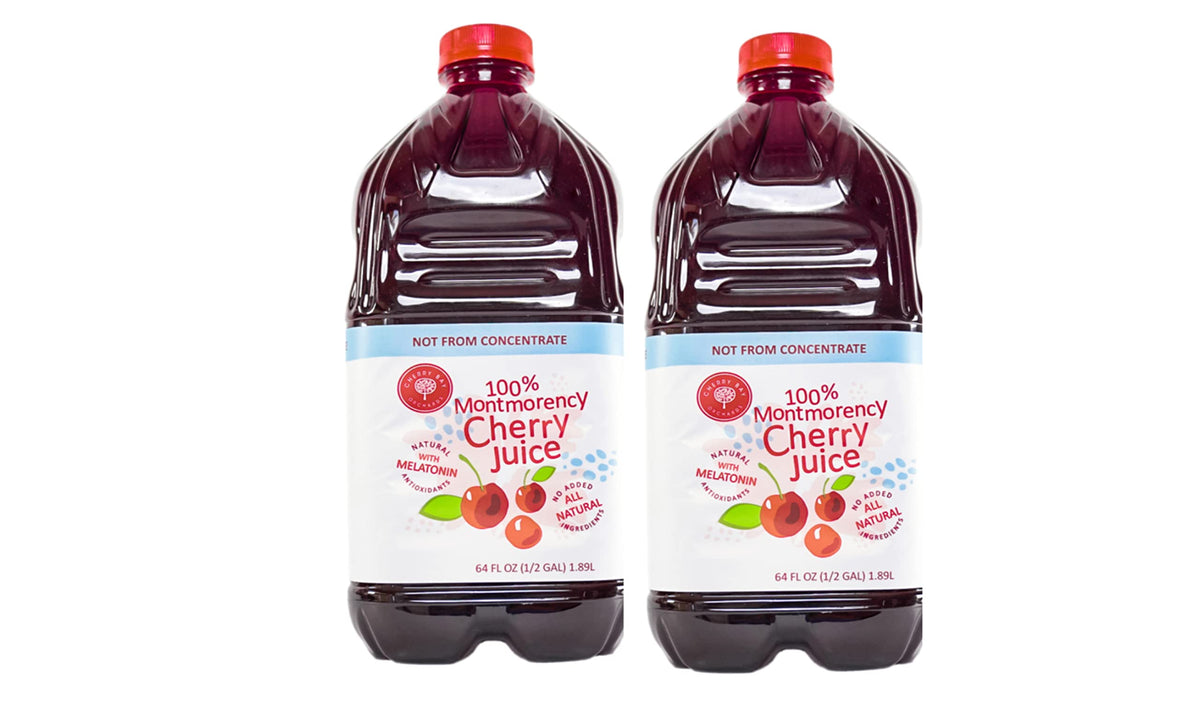 Cherry Bay Orchards Tart Montmorency juice pour reveals bold color and natural flavor.