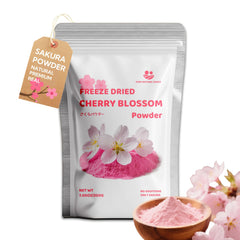 Cherry Blossom Powder packaging closeup showing additive-free quality.