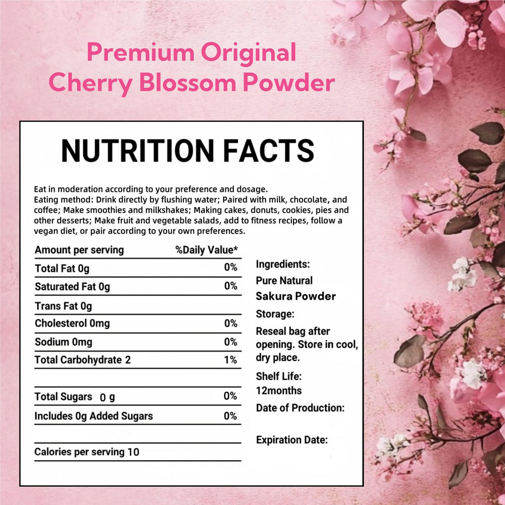 Pouring Cherry Blossom Powder over a dessert for natural pink color.
