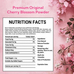 Pouring Cherry Blossom Powder over a dessert for natural pink color.