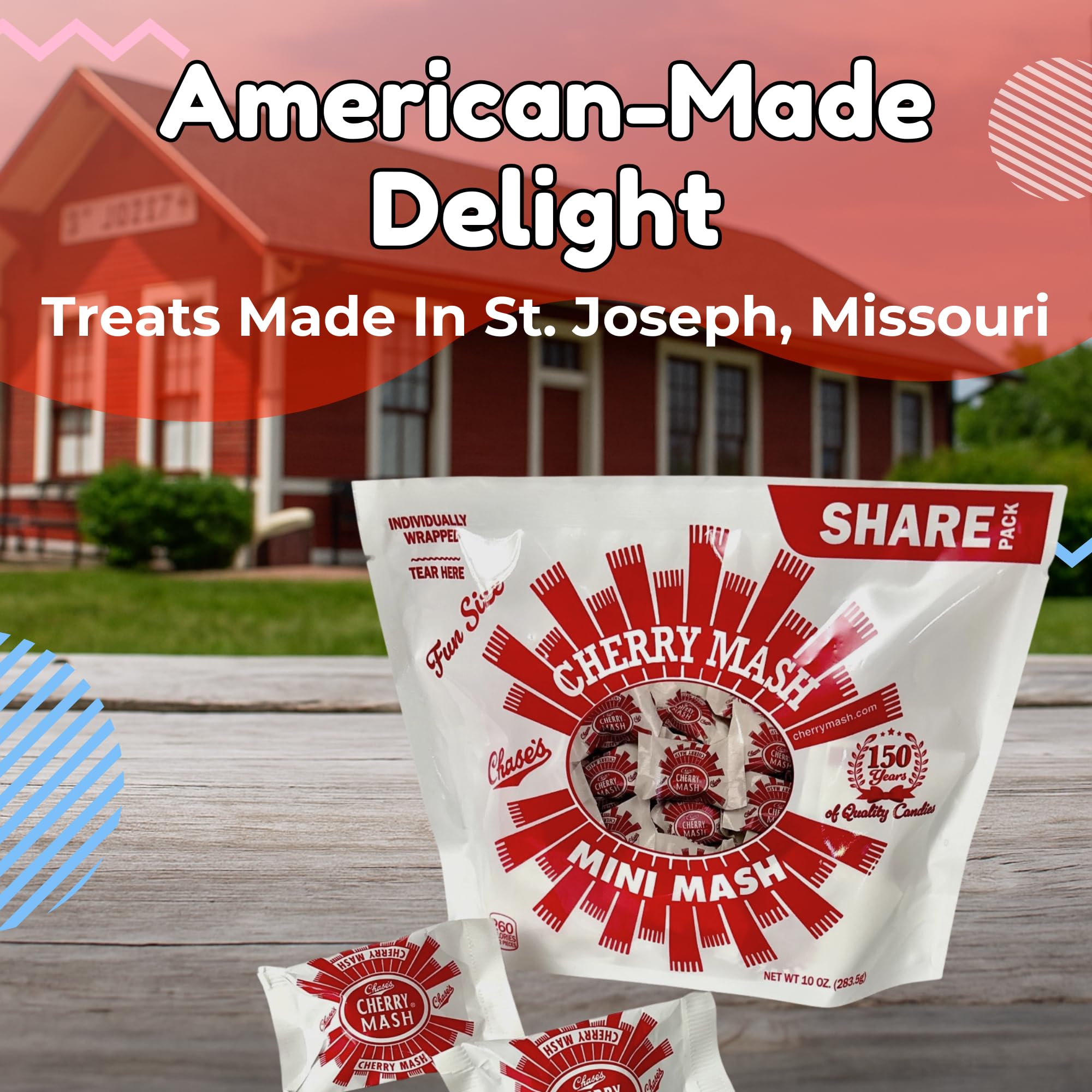 Cherry Mash made in St. Joseph, Missouri celebrates American craftsmanship.