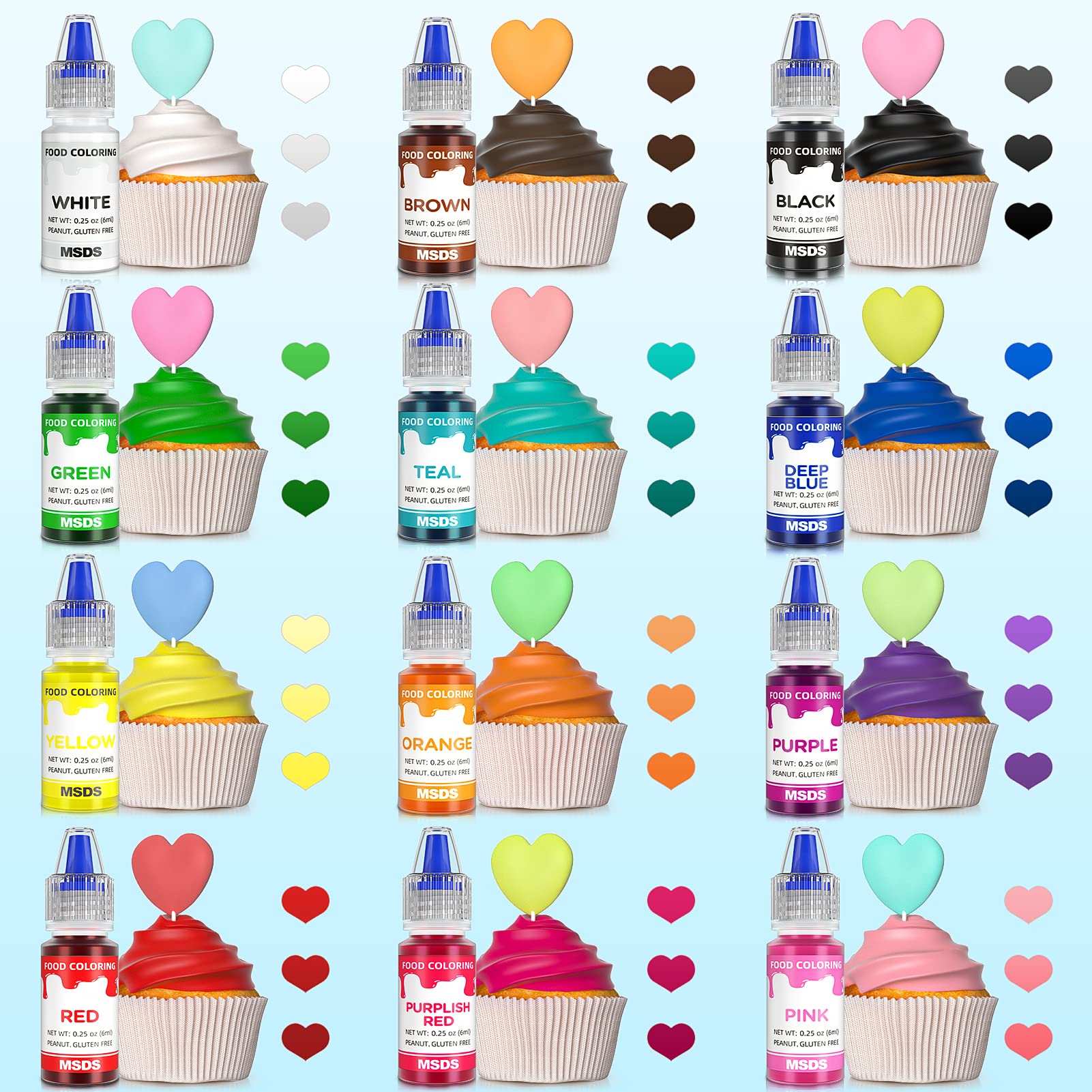 Cherrysea drops palette highlighting precise drops for color mixing