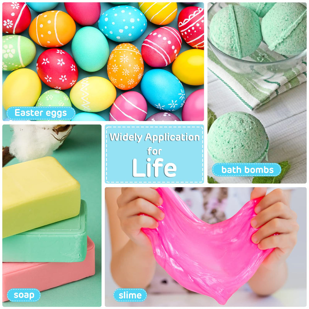 Cherrysea Easter eggs dye image suggests vibrant egg decorating results