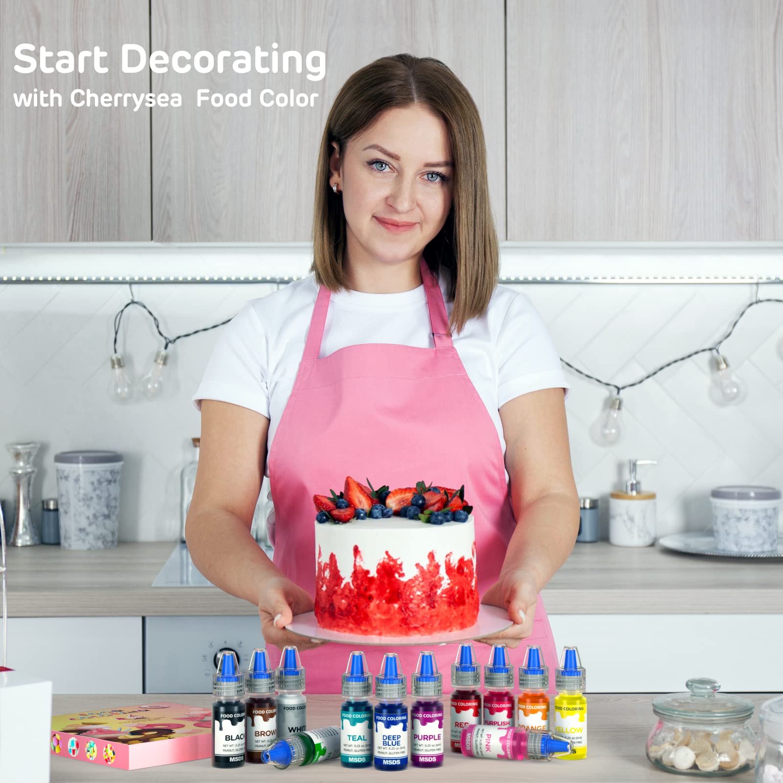 Cherrysea vegetarian-friendly set highlights safe, tasteless dyes for crafts