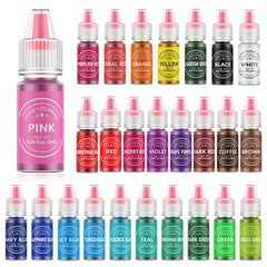Cherrysea 26-color liquid coloring bottle pour for precise decorating and vibrant hues