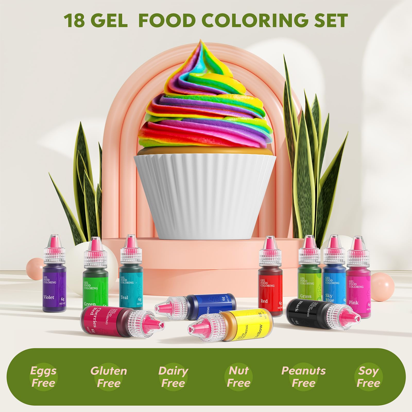 Cherrysea leakproof cap keeps colors secure during storage and travel.