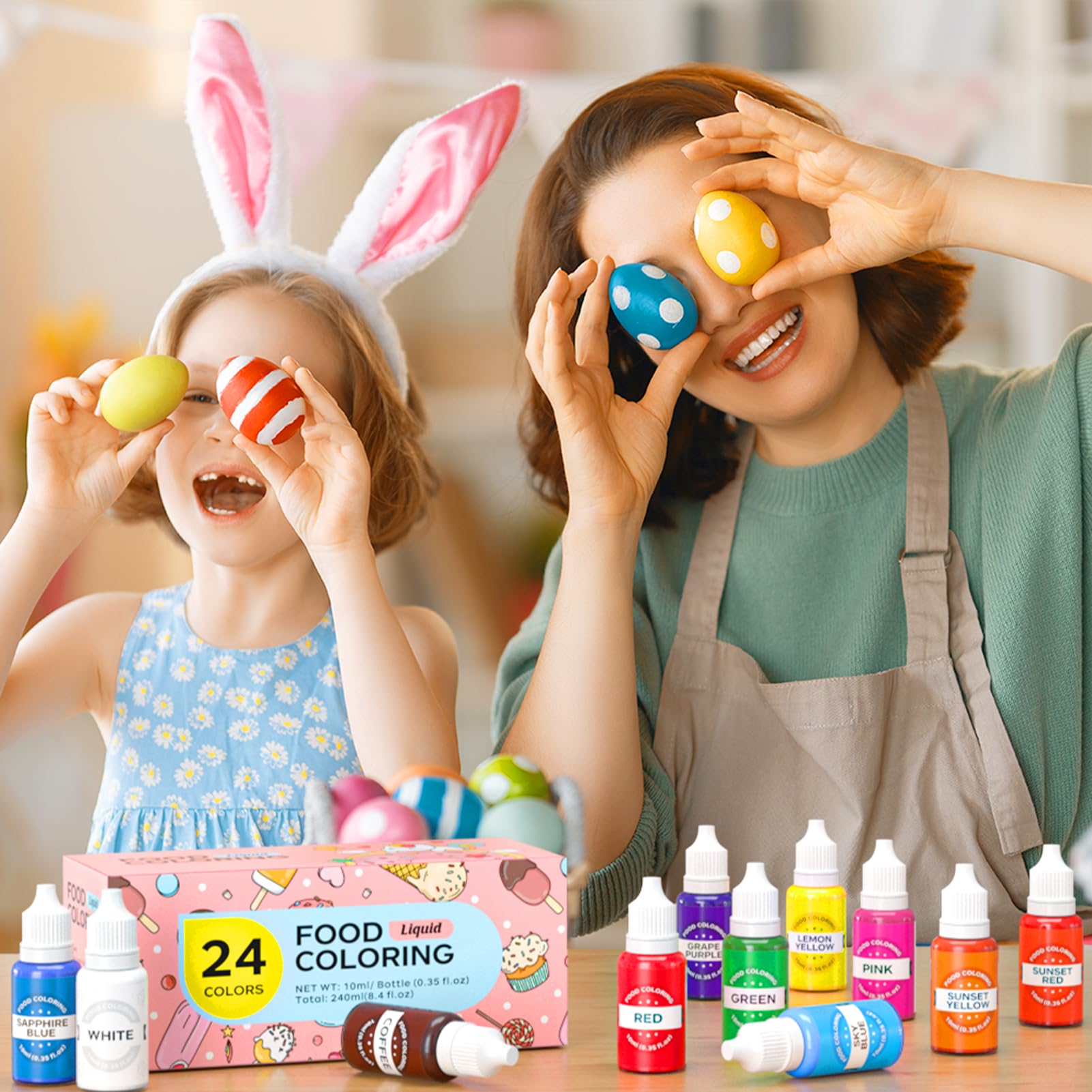 Cherrysea bottles with easy-dosing design for controlled color application