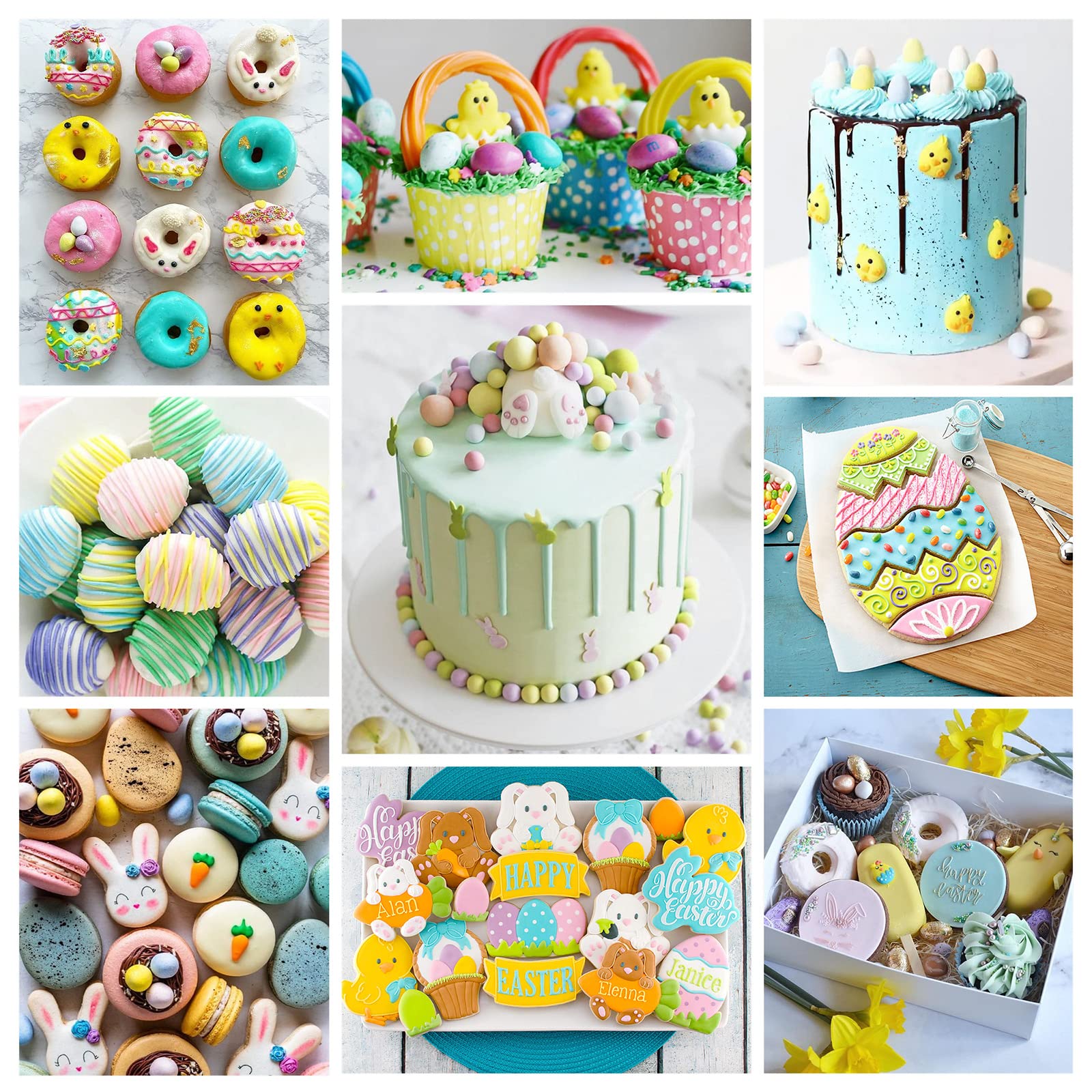 Cherrysea colors elevate festive cookies and cupcakes for holidays.