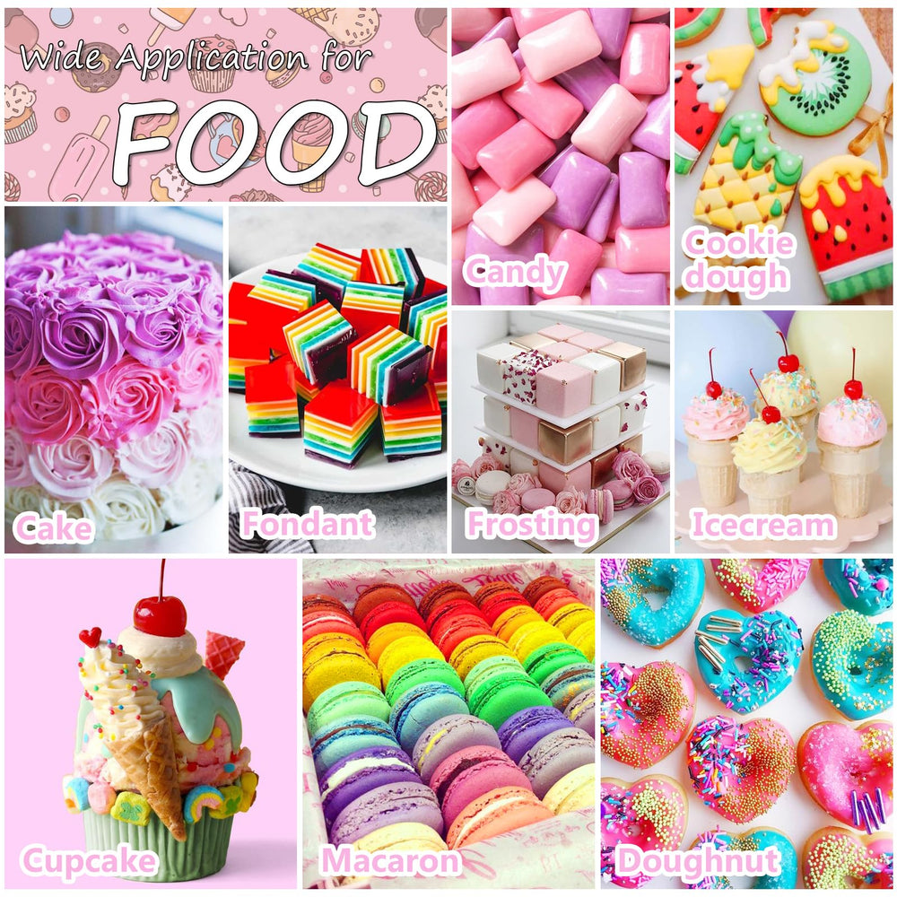 Cherrysea color set broad application for cake, fondant, and icing