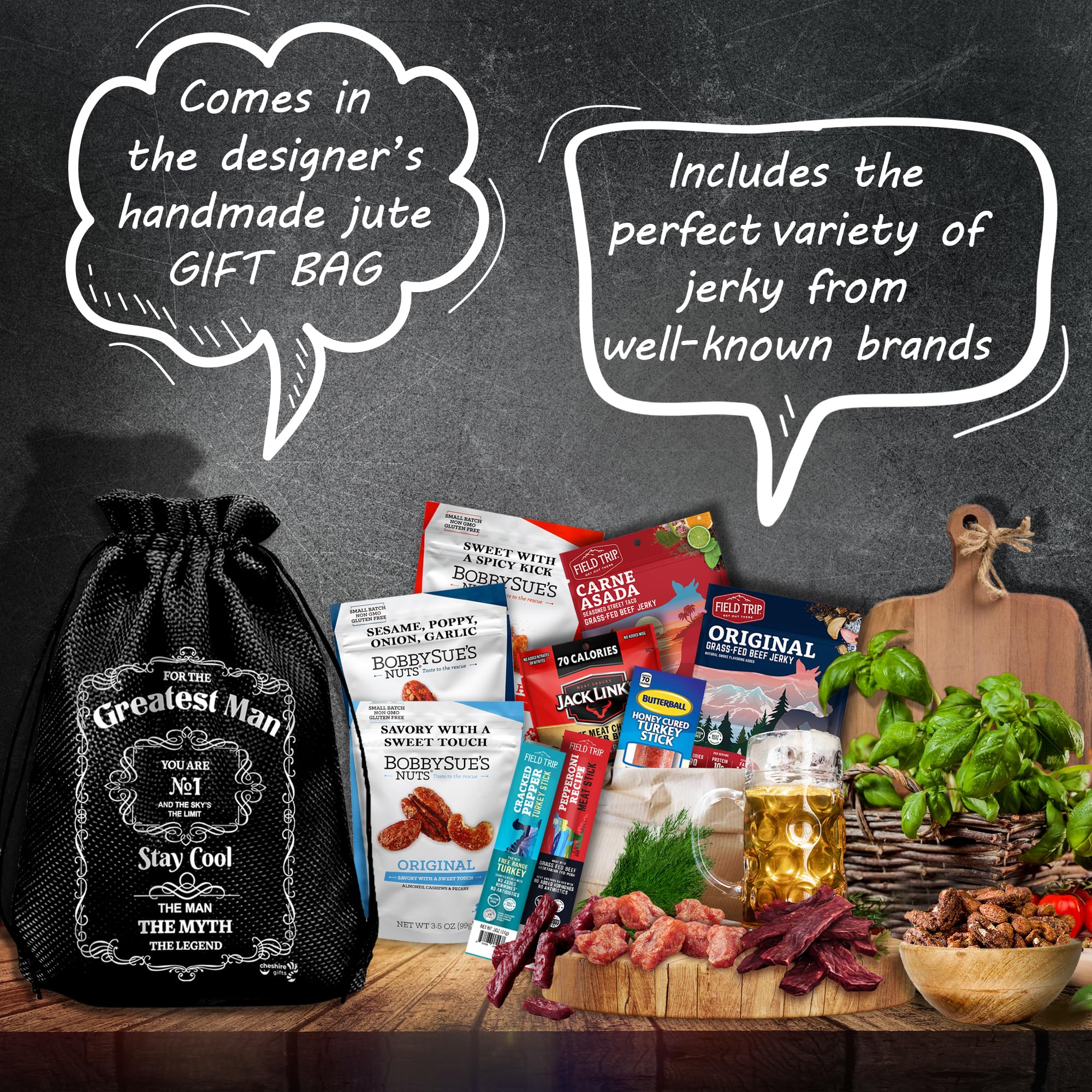 Cheshire Gifts exotic jerky flavors pack offers bold taste options on the go