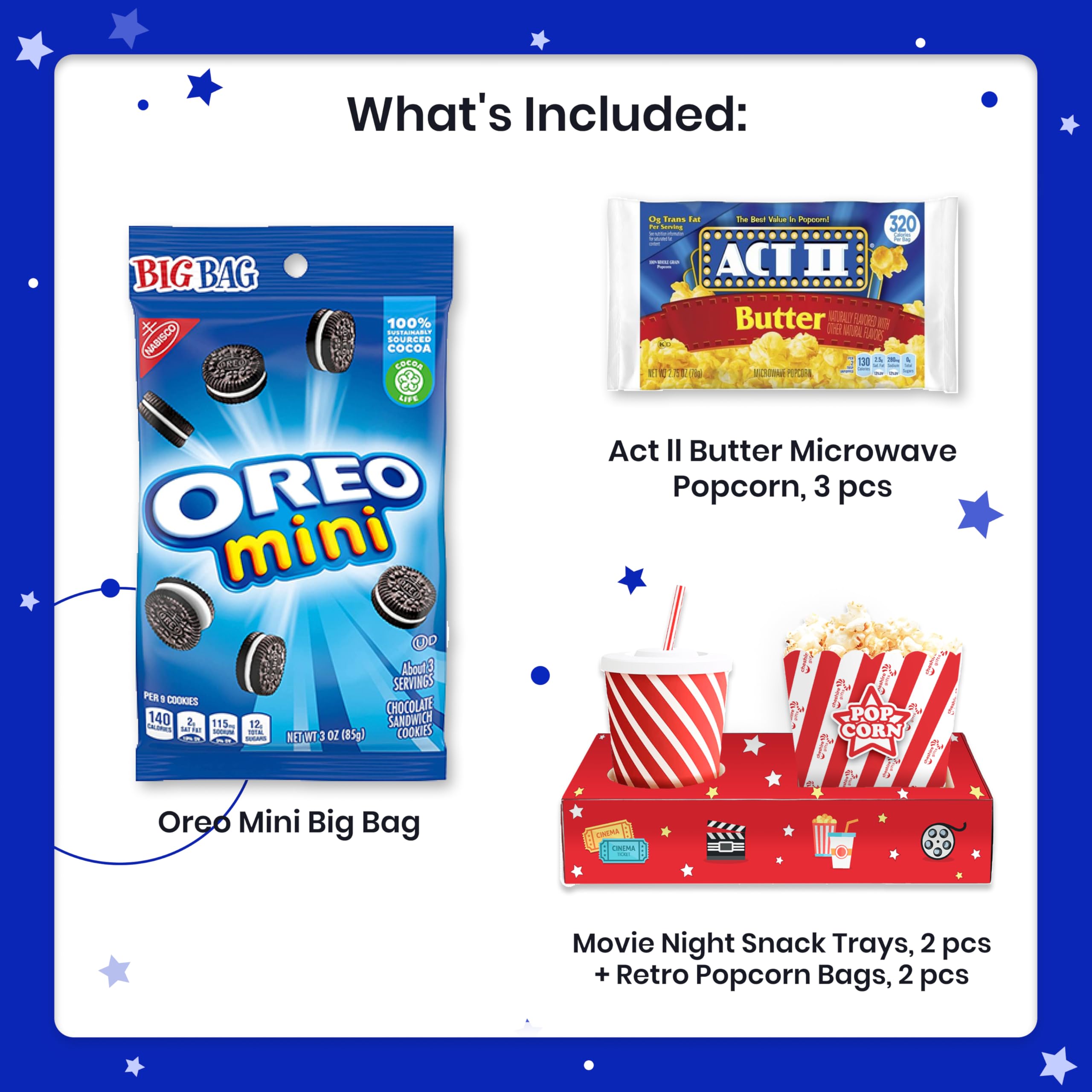 Cheshire Gifts retro popcorn bags adding nostalgic flair to movie night