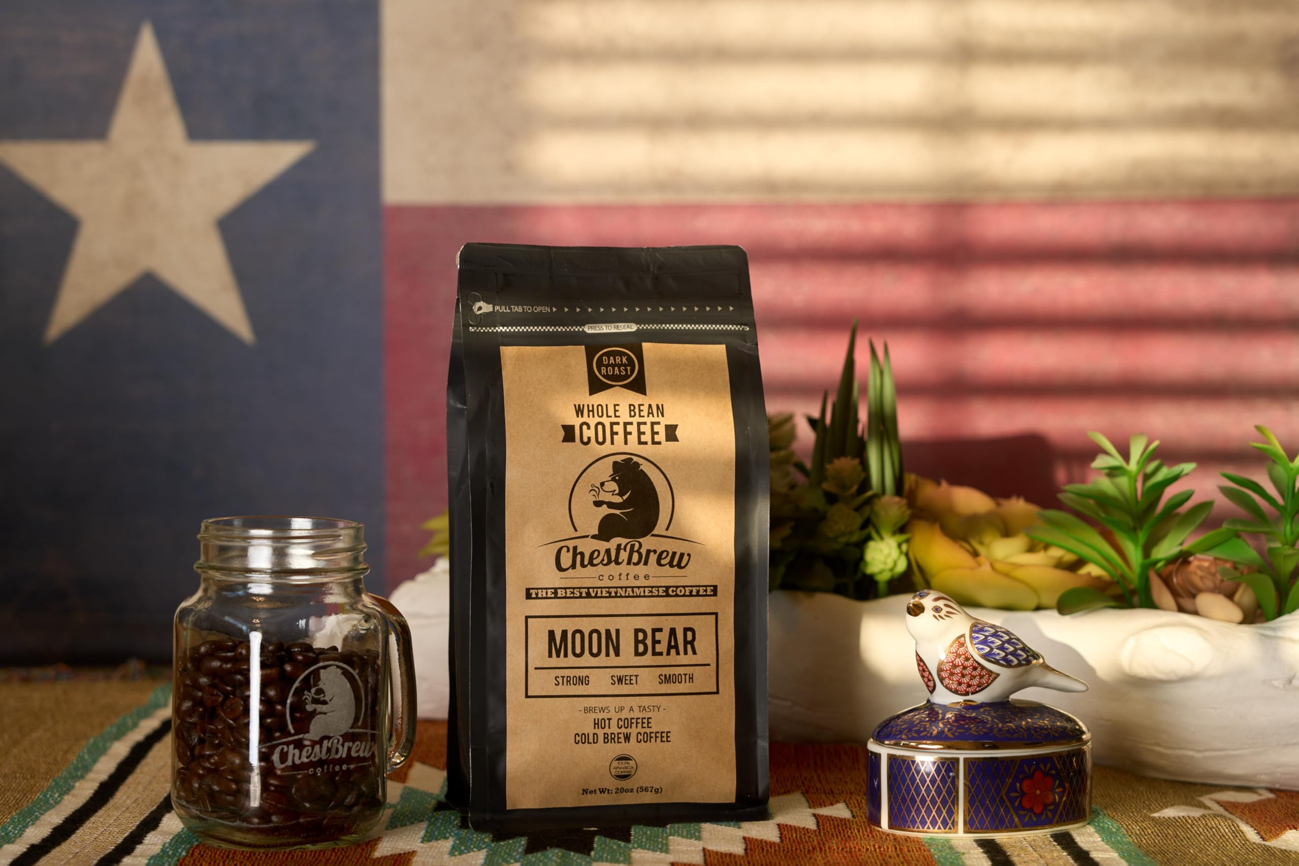 Moon Bear phin filter ready for traditional Vietnamese brew.