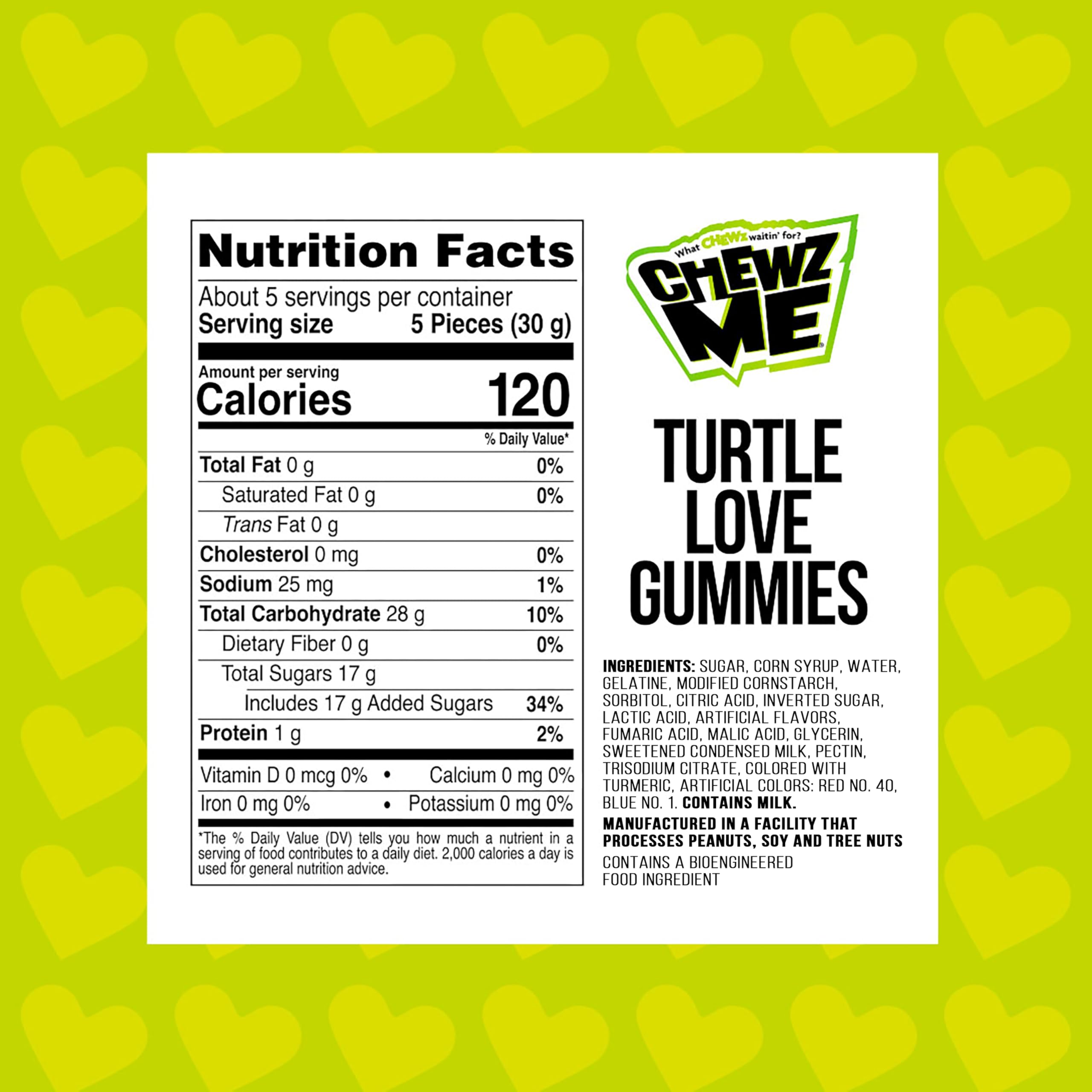 ChewzMe Tangy Turtlz strawberry shell close-up highlighting flavor