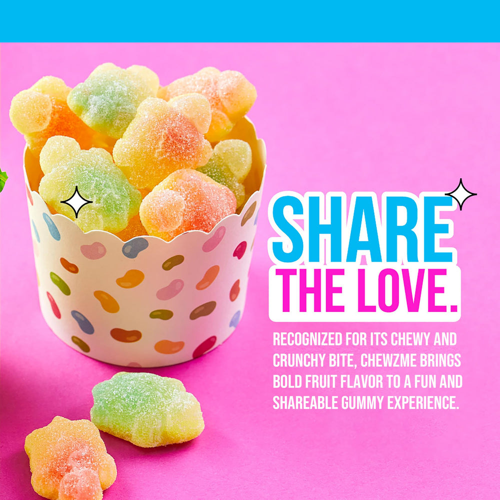 ChewzMe Tangy Turtlz Valentines gift box display