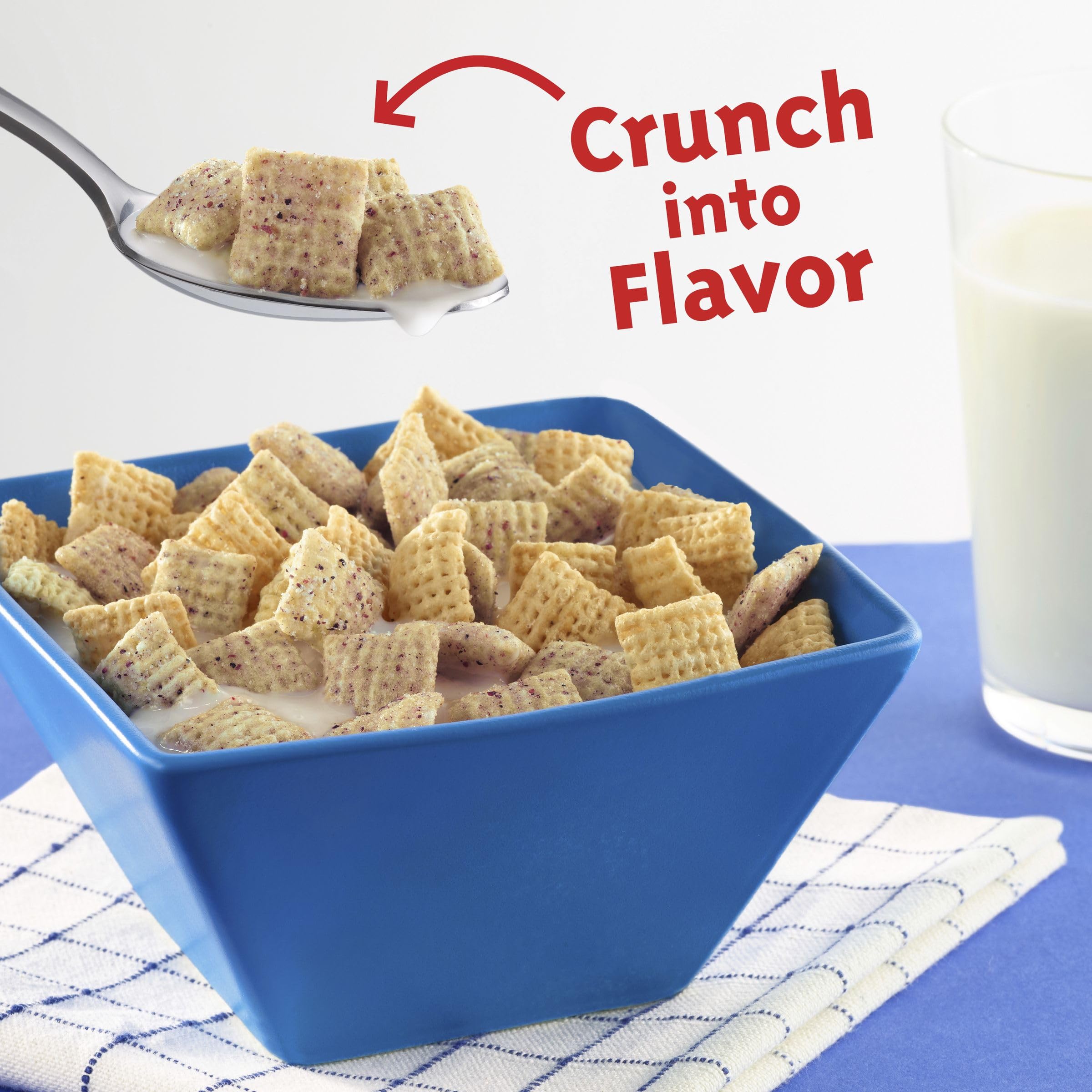 Chex Blueberry Cereal idea box for Muddy Buddies and snacks