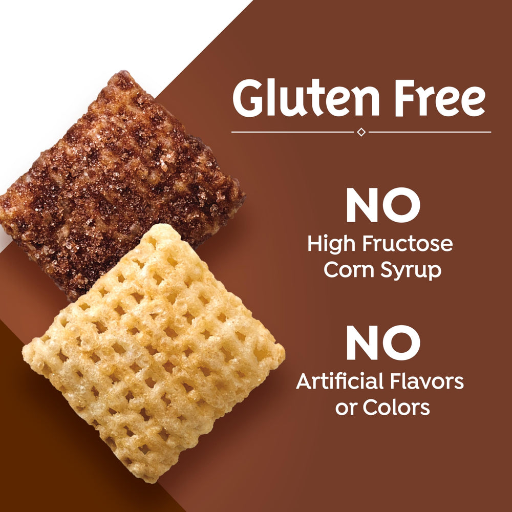 Chex chocolate trail mix idea with crunchy squares and nuts