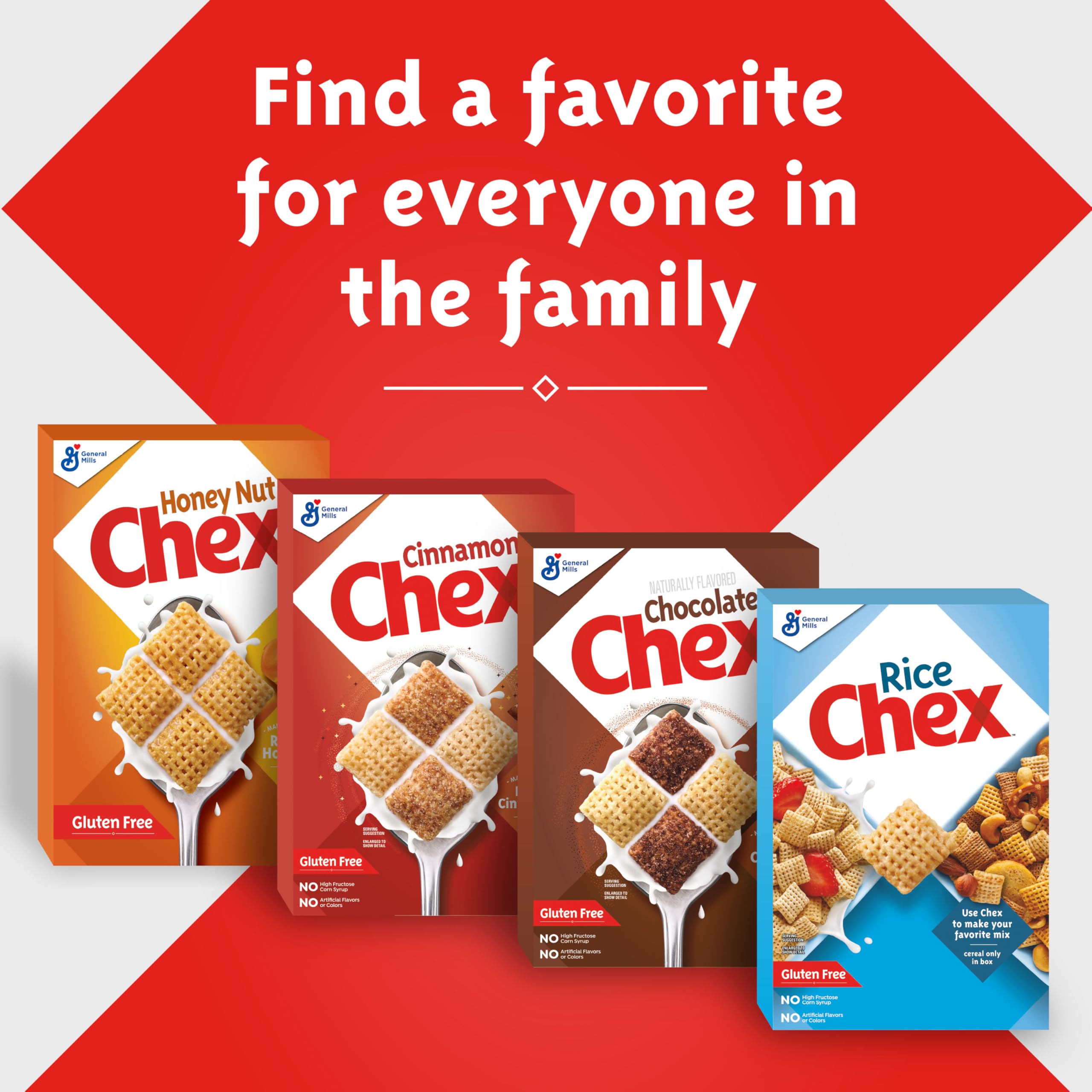 Cinnamon Chex in lunchbox for on-the-go mornings and school snacks