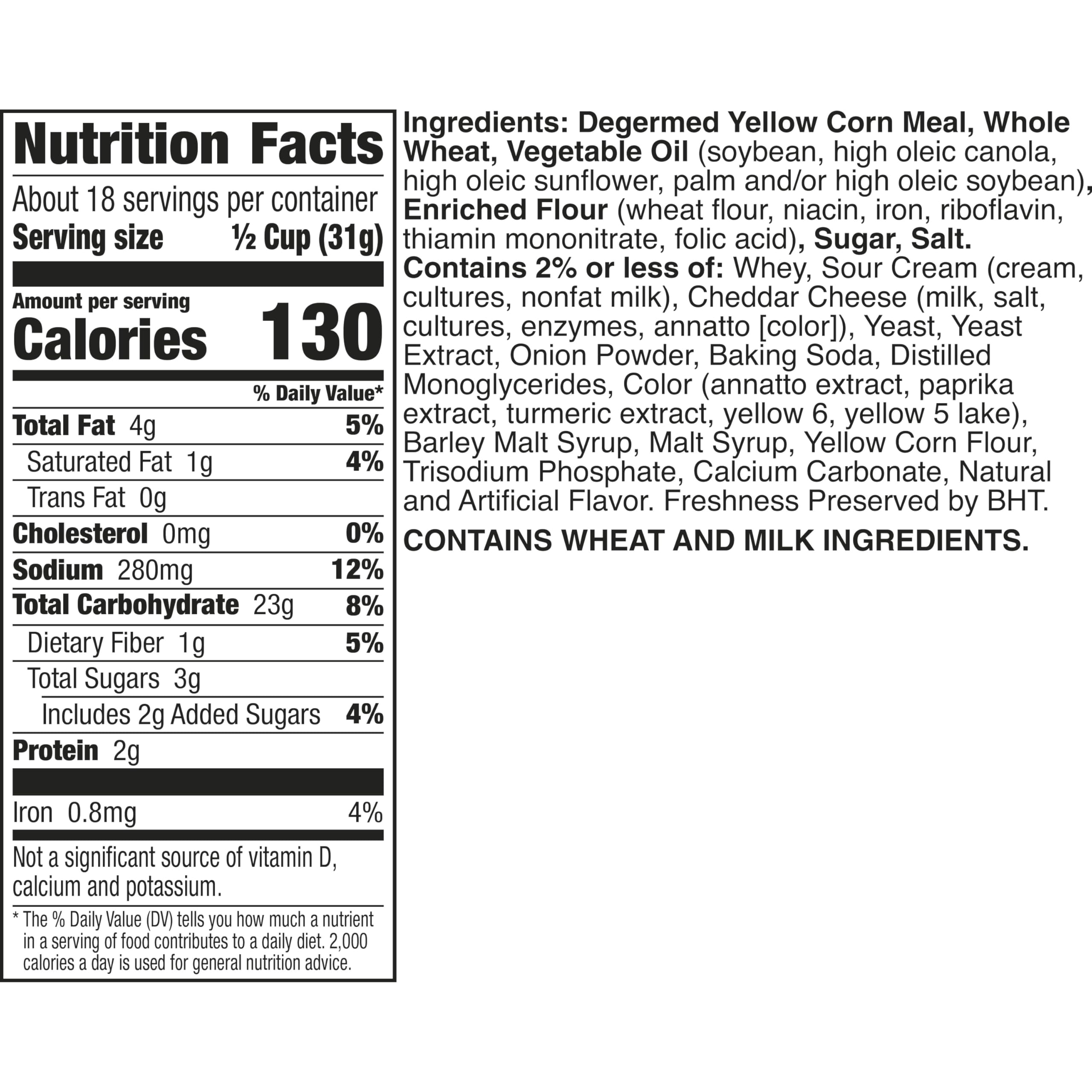 Chex Mix Cheddar tub close-up crunch highlights cheesy, crispy textures.
