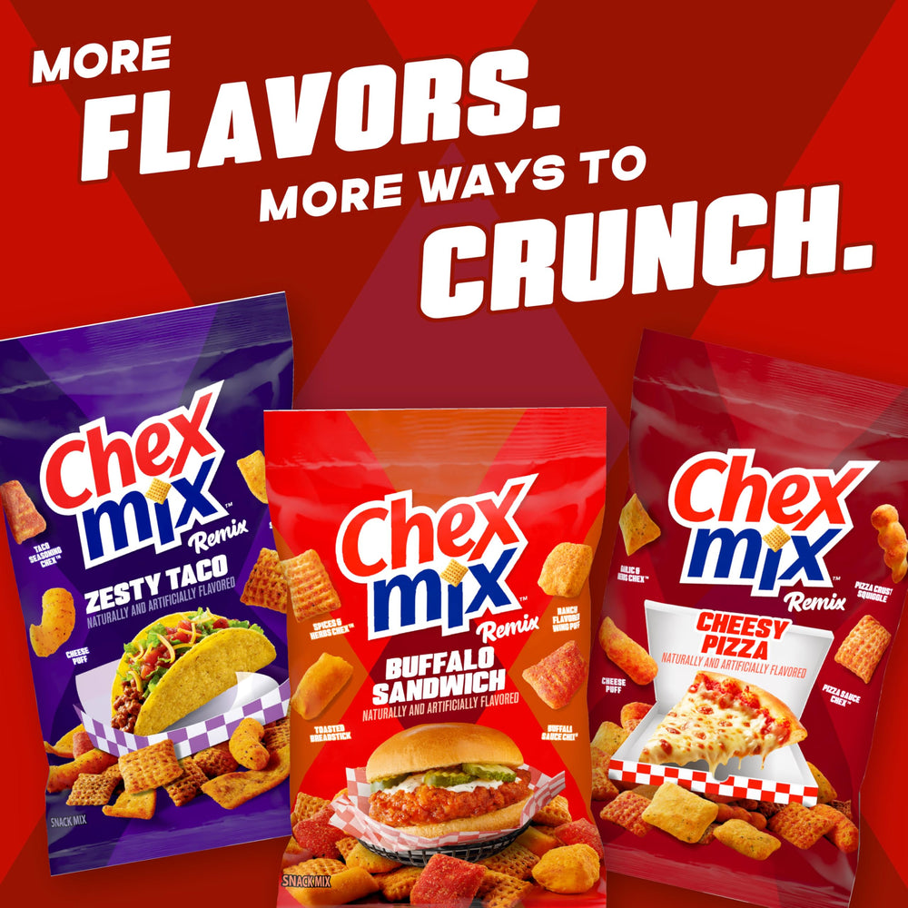 Chex Mix Remix road trip snack pack perfect for travel munching