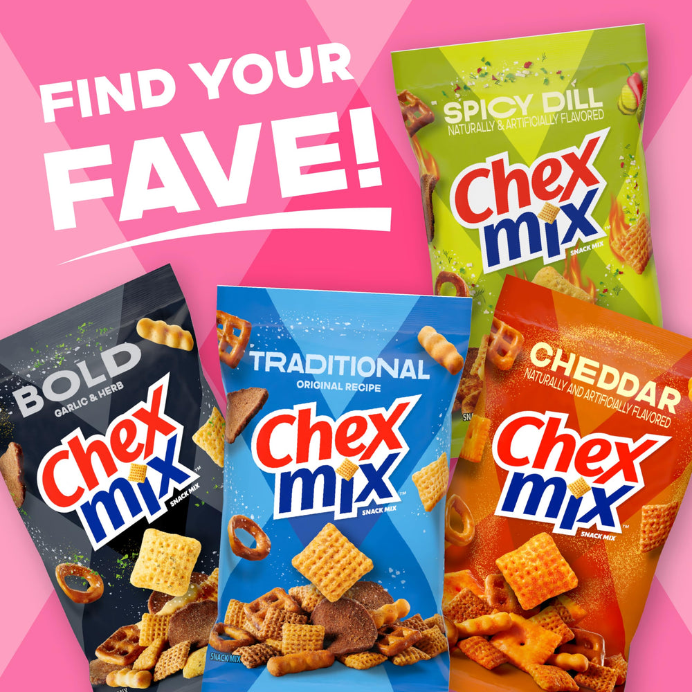 Chex Mix Simply Strawberry Creme Snack Serve, dessert topping or snack option