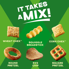 Chex Mix Sour Cream and Onion seasoning close-up