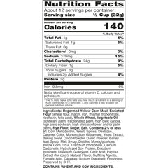 Chex Mix Traditional ingredients display shows mixed textures for snack time variety
