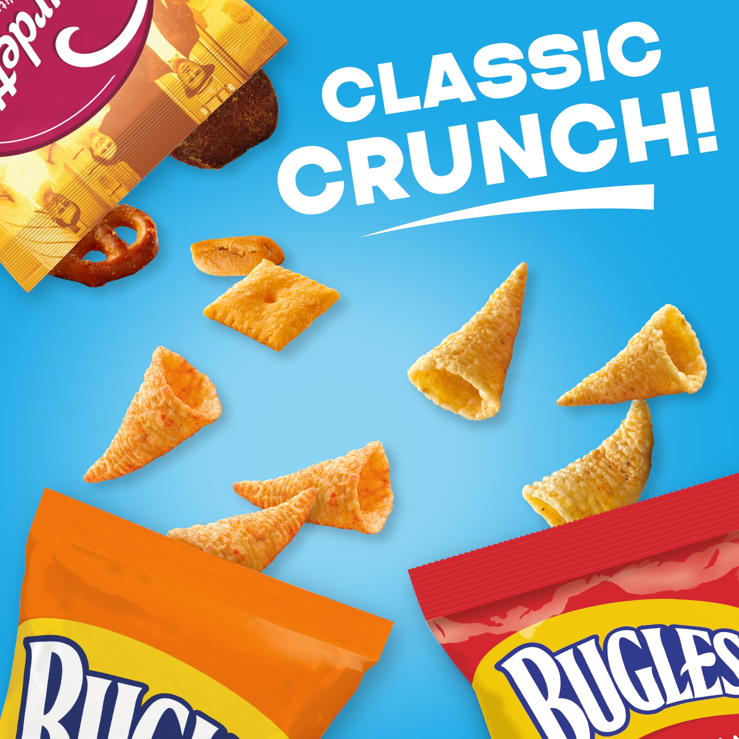 Chex Mix Traditional Original snack bag with timeless nibble mix.