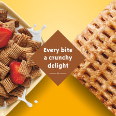 Chex Wheat Cereal on pantry shelf ready for quick meals
