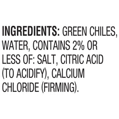 Open CHI-CHI'S Diced Green Chiles can ready for cooking.