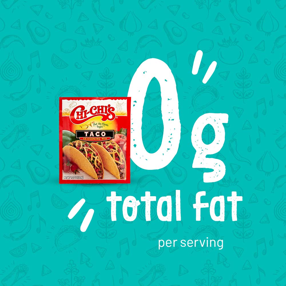 CHI-CHI'S Taco Seasoning Spice Closeup reveals paprika and cumin textures.