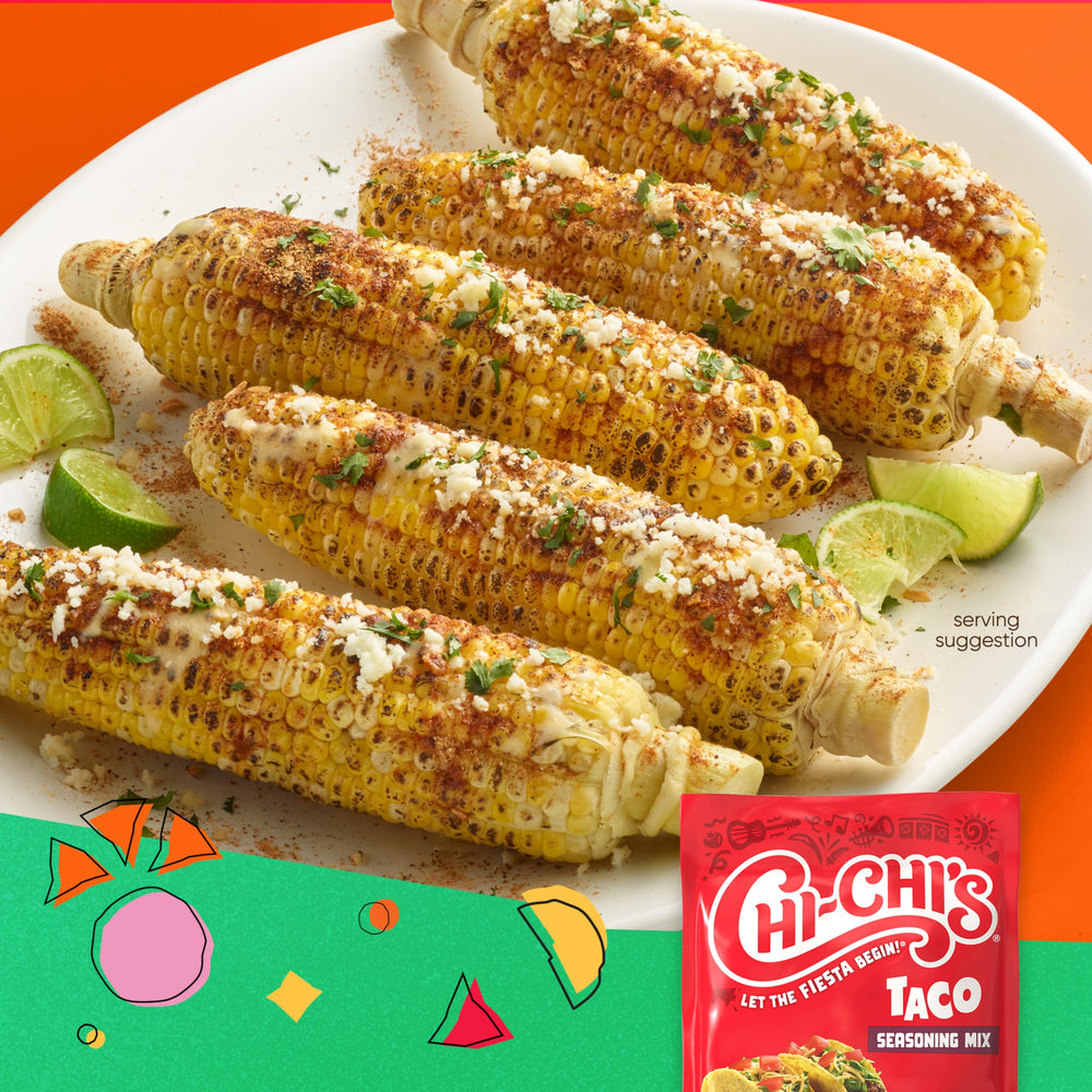 CHI-CHI'S Taco Seasoning Taco Bar Setup invites guests to customize flavors.